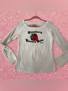 Juicy Couture Strawberry Long Sleeve Shirt
